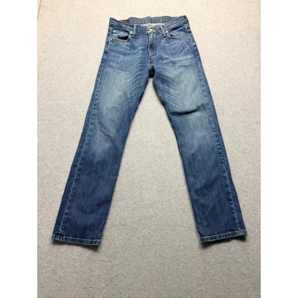 Levis 511 Slim Fit Jeans Mens 30x30 Blue Medium Wash Denim Pants 04511-1907
